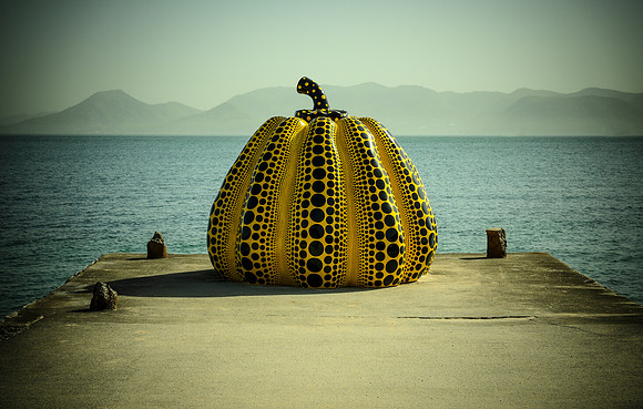 Yellow Pumpkin, Naoshima Island, Japan