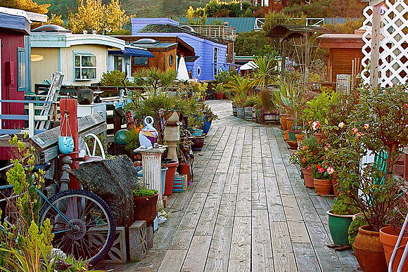 Main Houseboat Dock, Sausalito